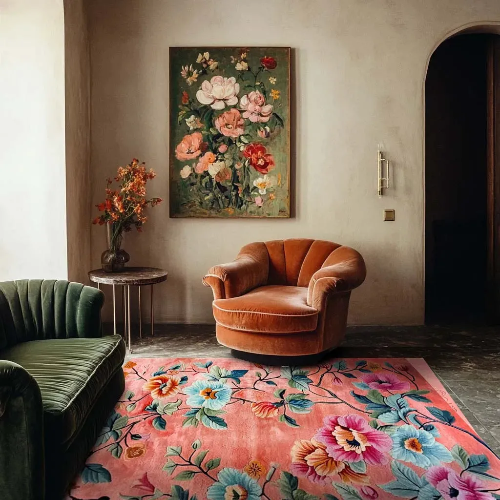 Arcadian Embrace Hand Knotted Rug