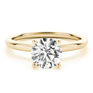 Athena Round Diamond Solitaire Engagement Ring