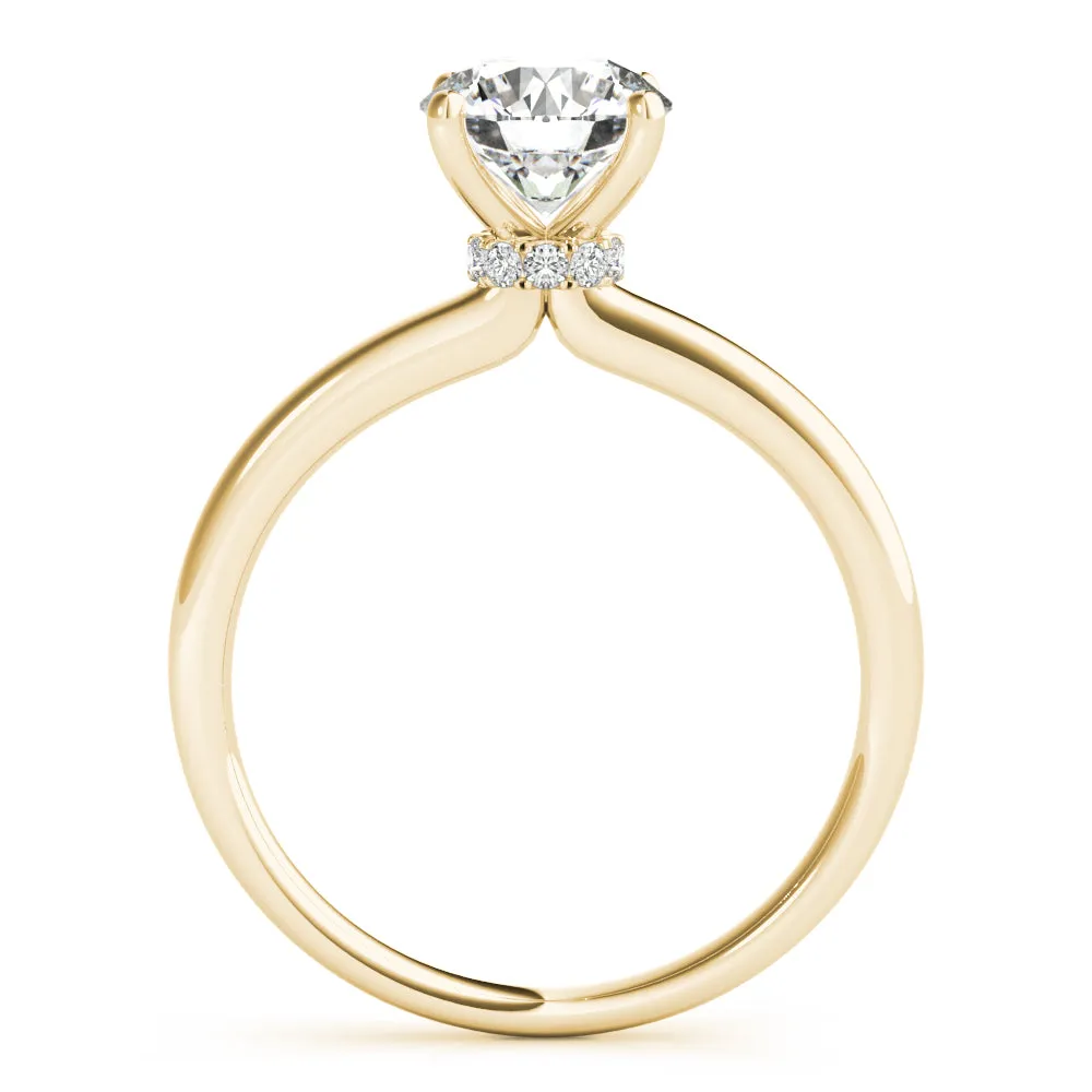 Athena Round Diamond Solitaire Engagement Ring