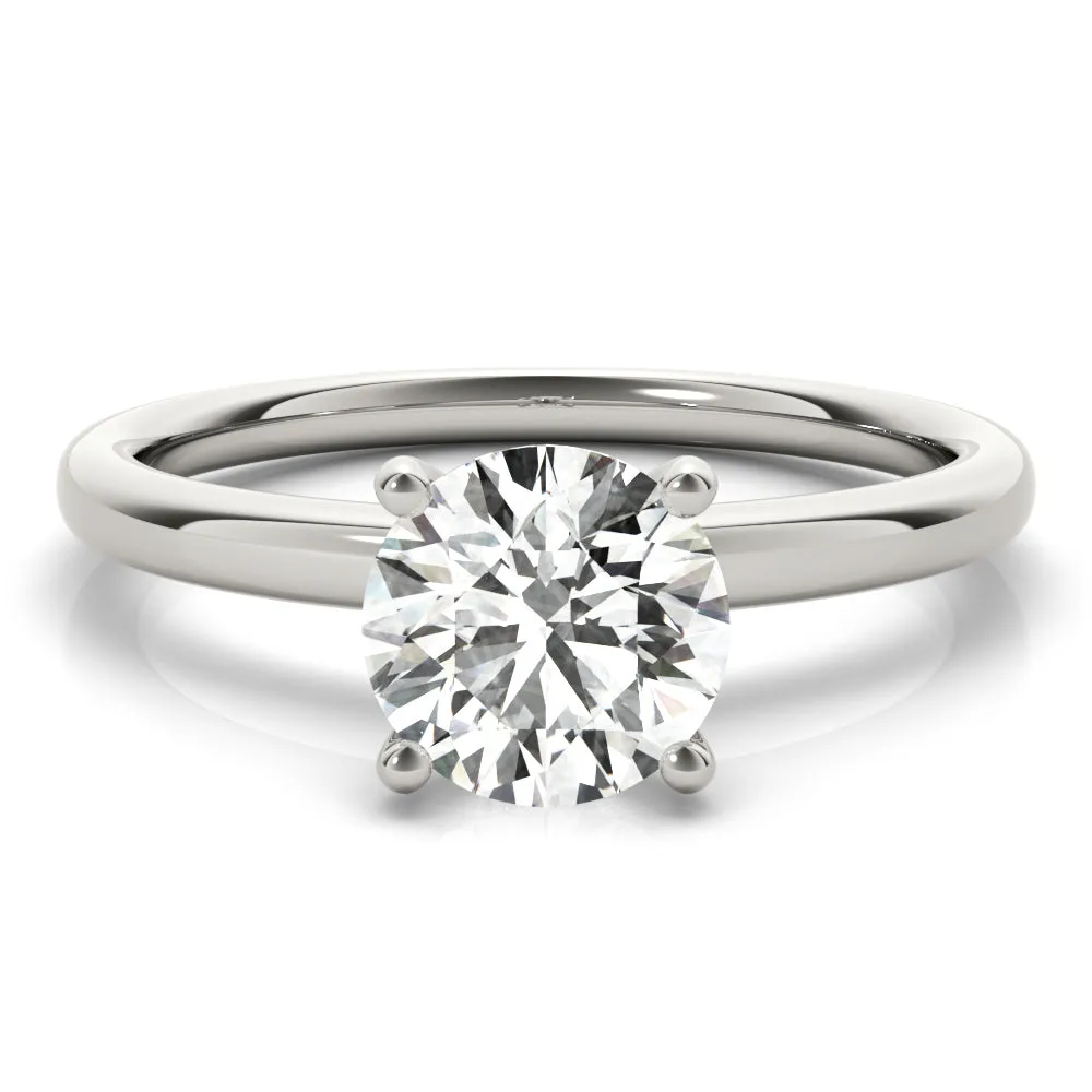 Athena Round Diamond Solitaire Engagement Ring