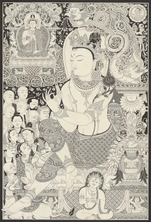 Avalokitesvara by Mukti Singh Thapa