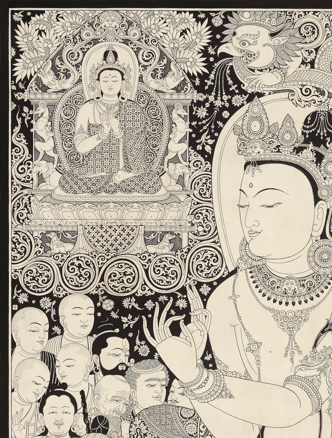 Avalokitesvara by Mukti Singh Thapa