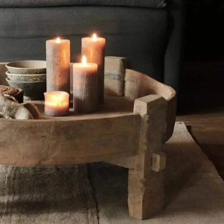 Bahamas Wooden Chakki Table