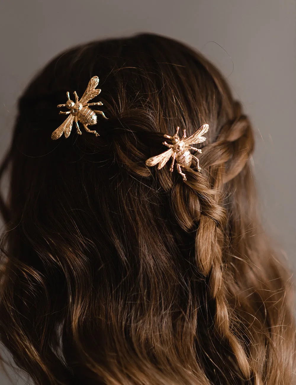 Bee Hair Pin - Gold