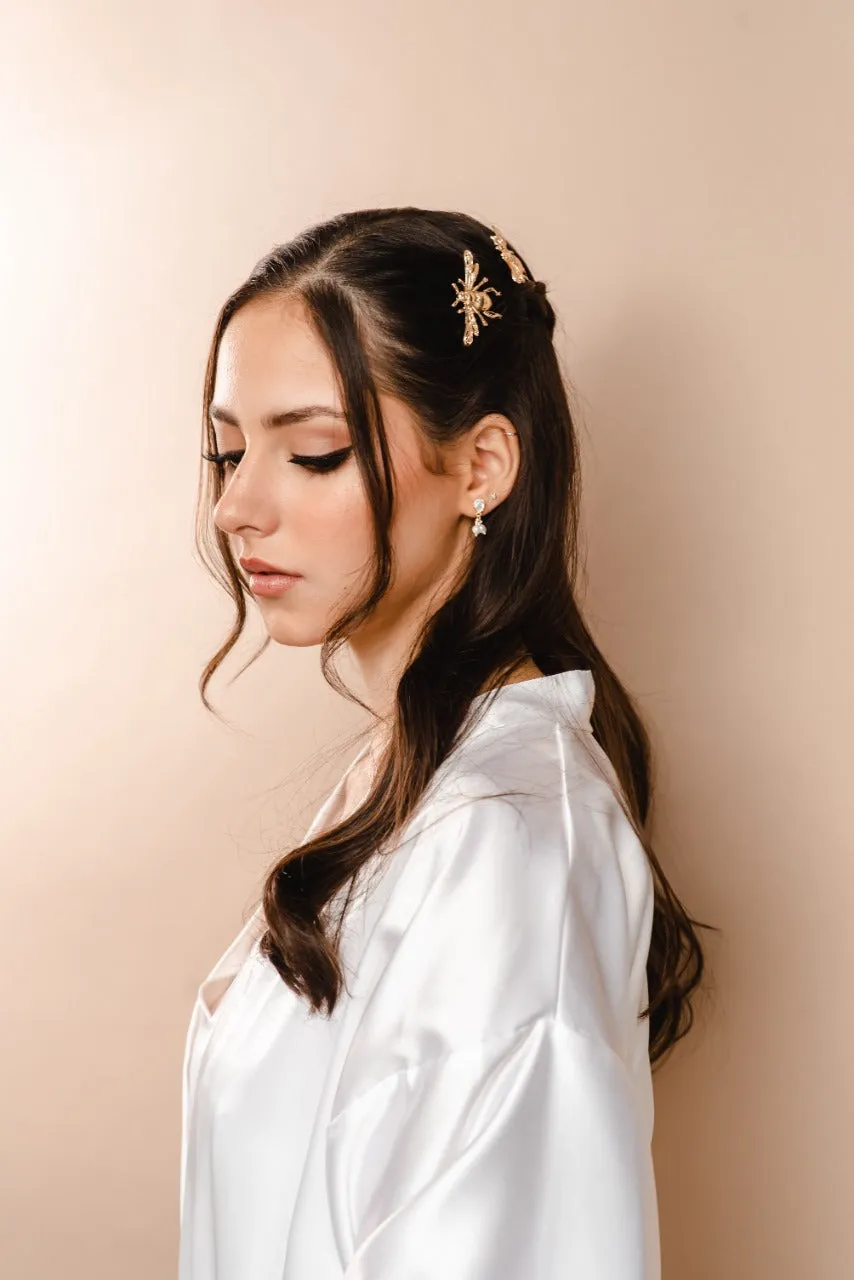 Bee Hair Pin - Gold