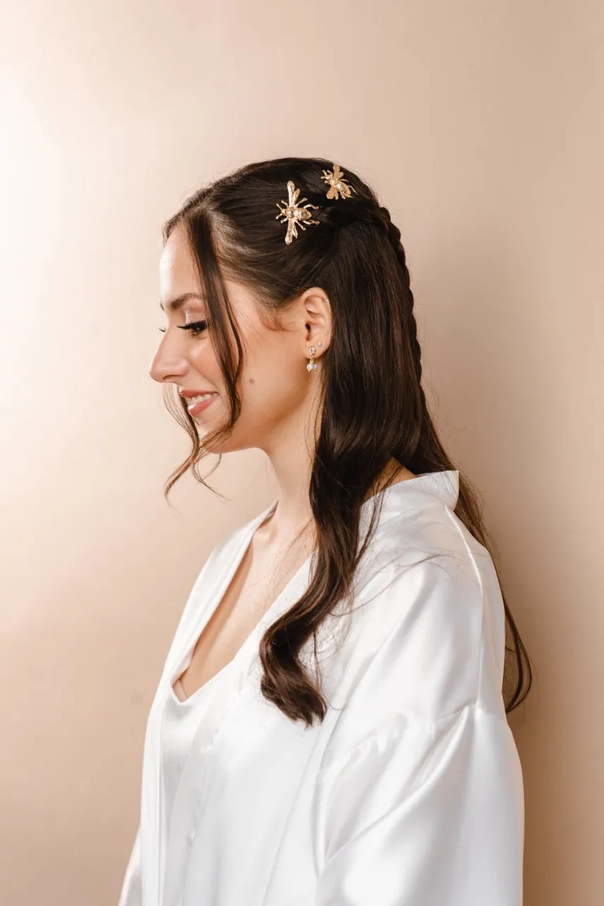 Bee Hair Pin - Gold