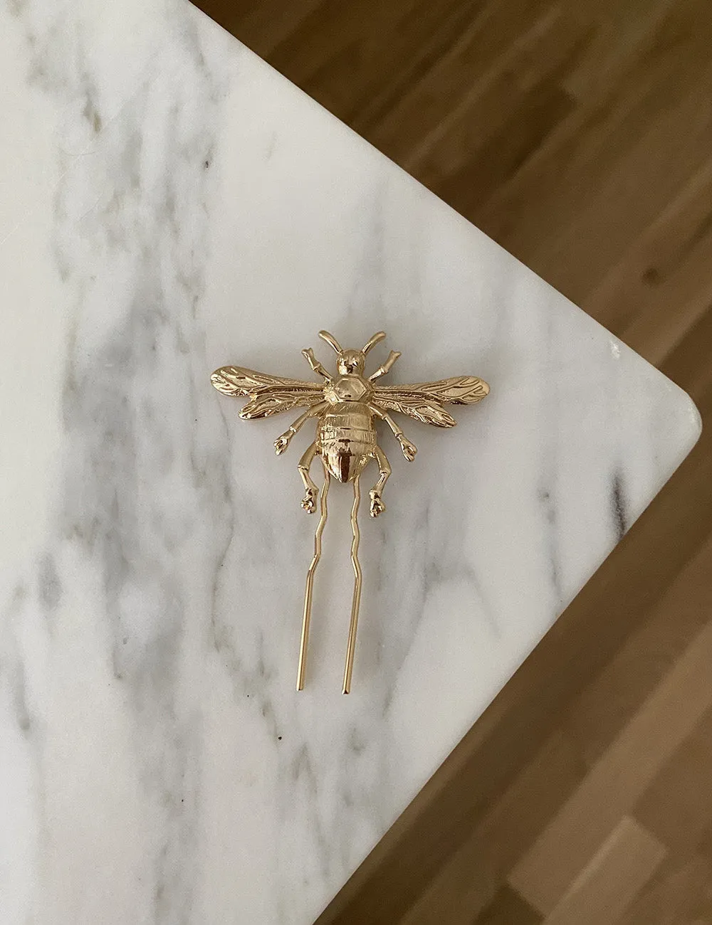 Bee Hair Pin - Gold