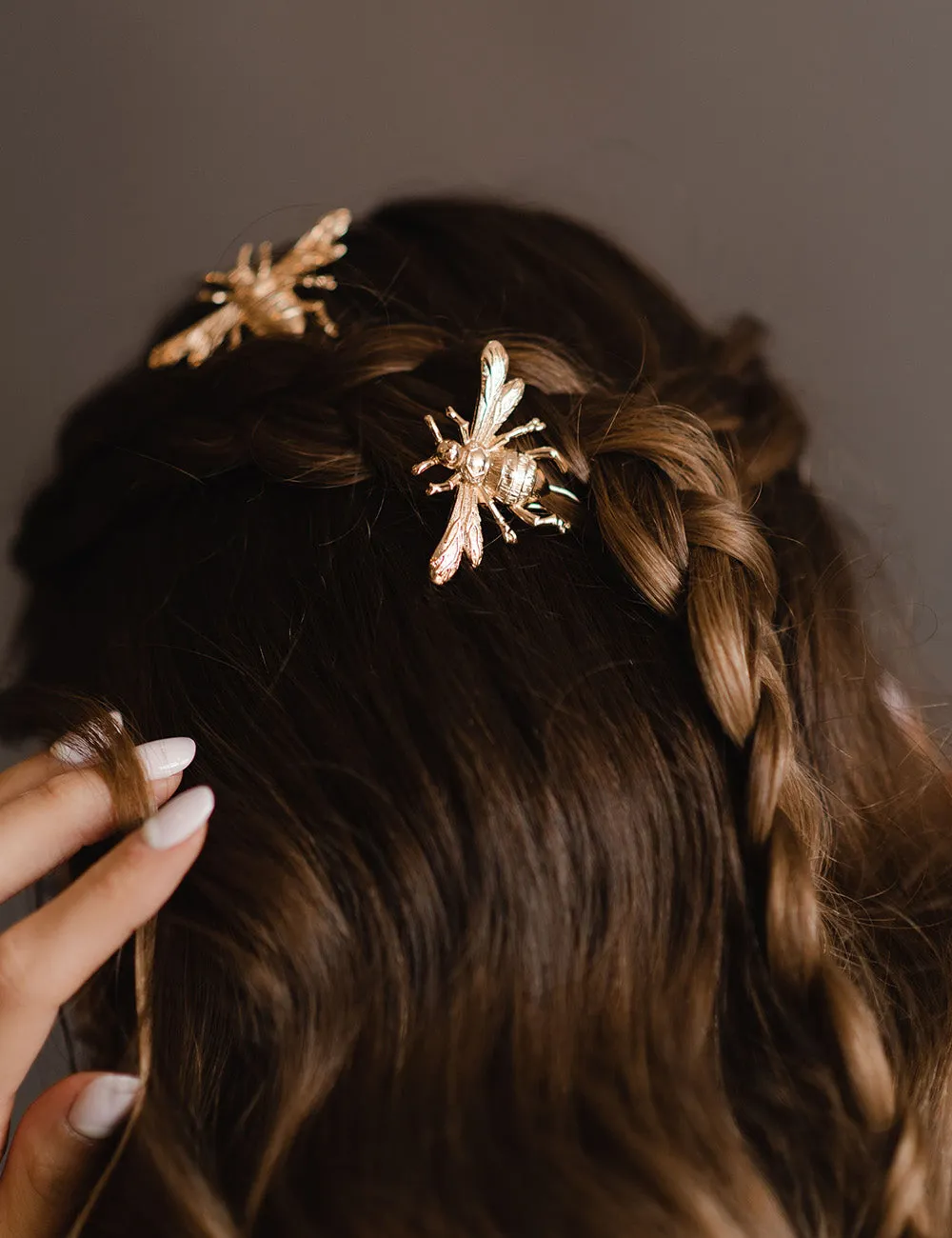 Bee Hair Pin - Gold