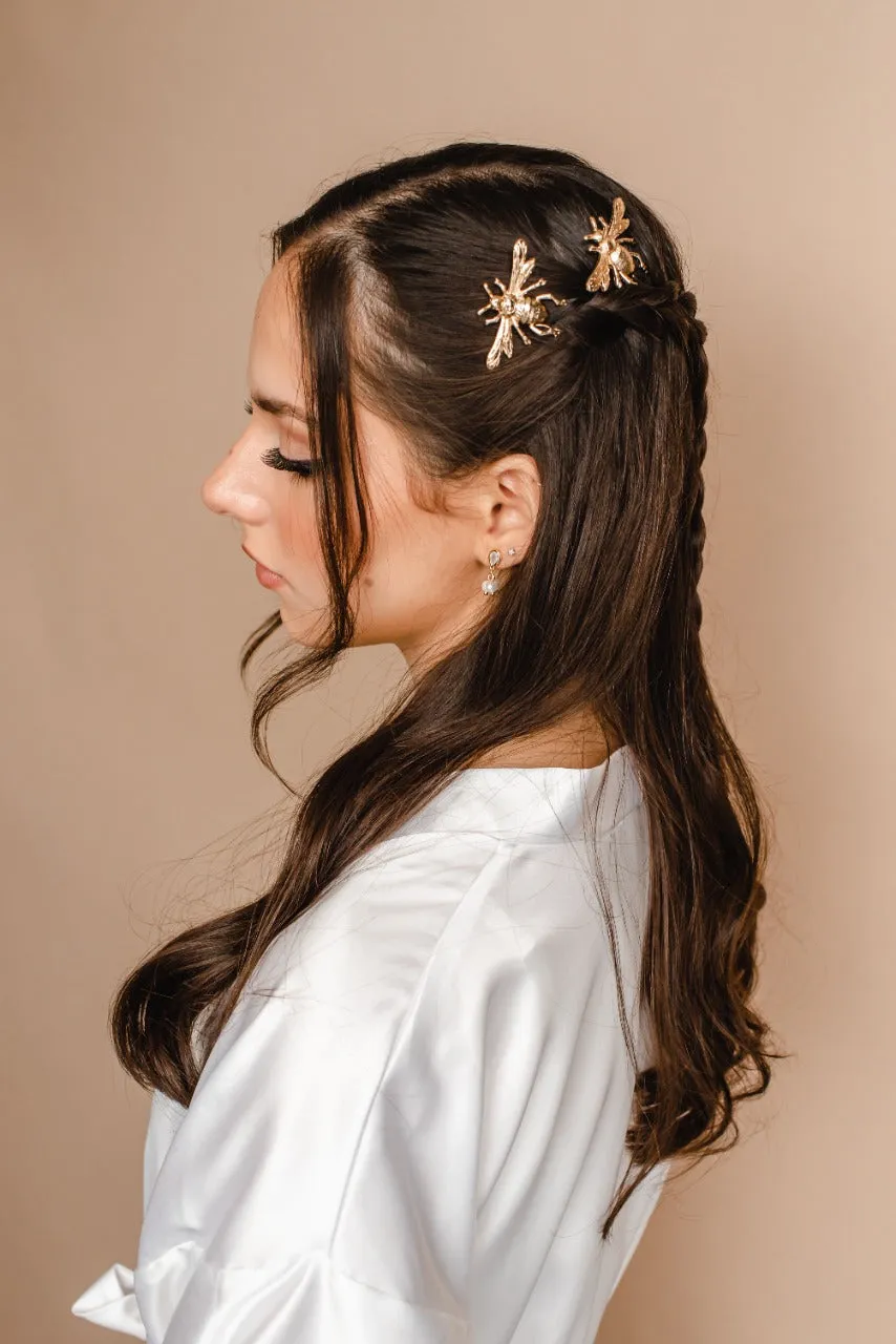 Bee Hair Pin - Gold