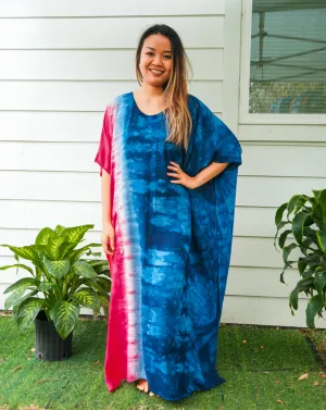 Berry Splash Tie Dye Kaftan