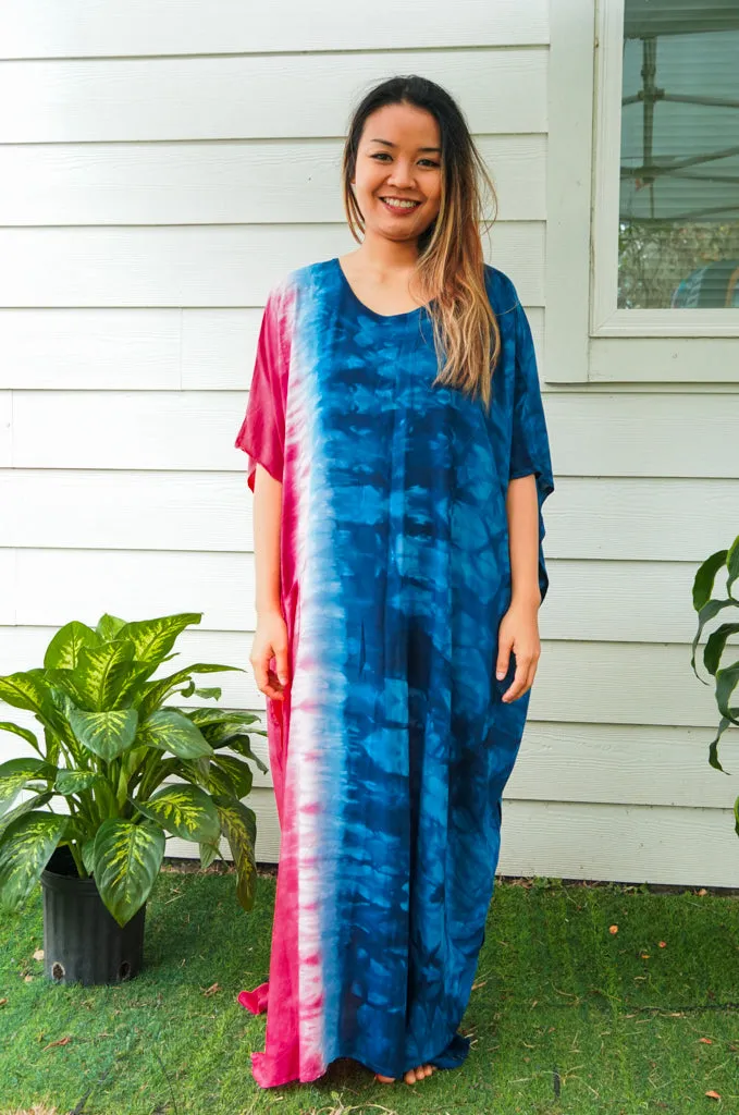 Berry Splash Tie Dye Kaftan