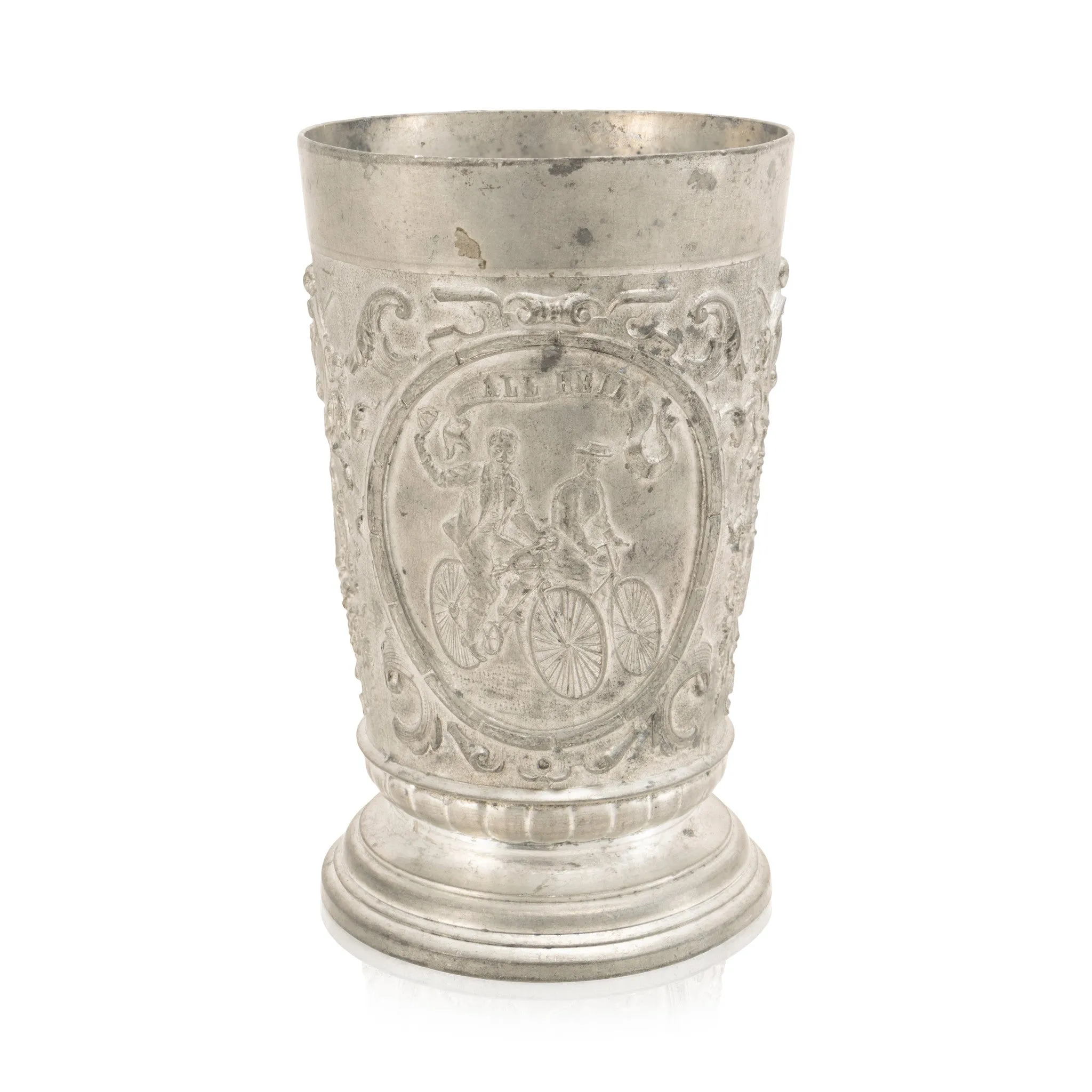 Bicycle Pewter Stein