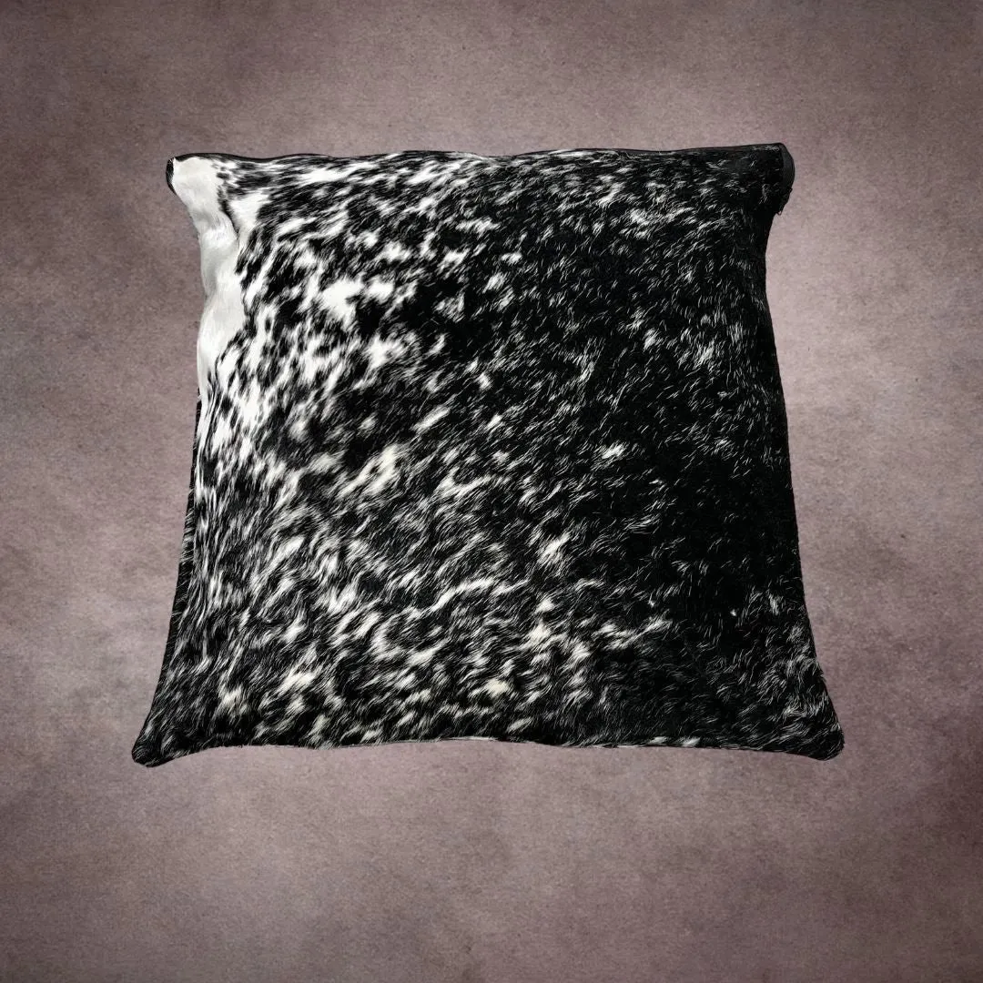 Black and White Cowhide Pillow Cover---PL044