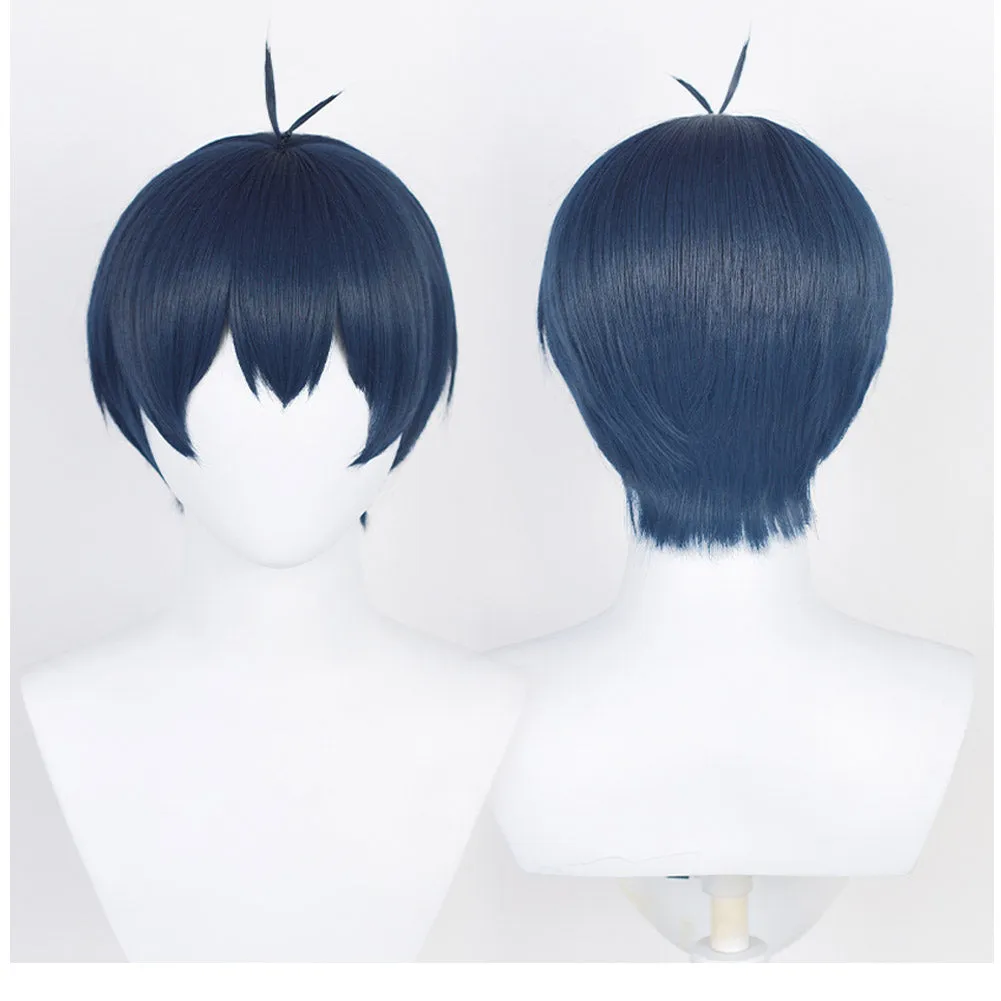BLUE LOCK Isagi Yoichi Cosplay Wig Heat Resistant Synthetic Hair Carnival Halloween Party Props