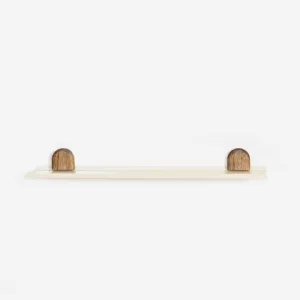 Bobby Shelf - Cream / Dark Oak