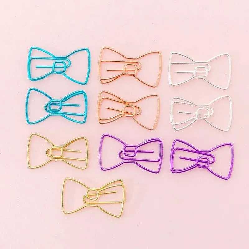 Bow Metallic Bookmark (Set of 10)
