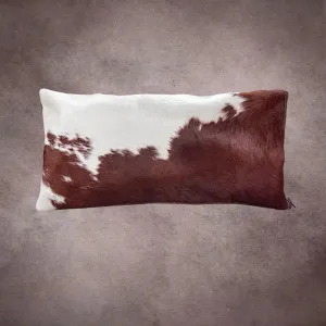 Brown and White Cowhide Pillow Cover---PL108