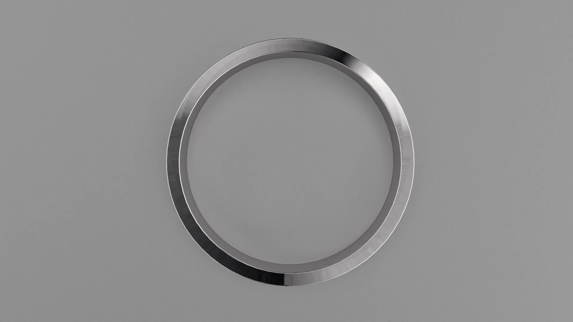 Brushed Sterling Silver 4mm Flat Wedding Band