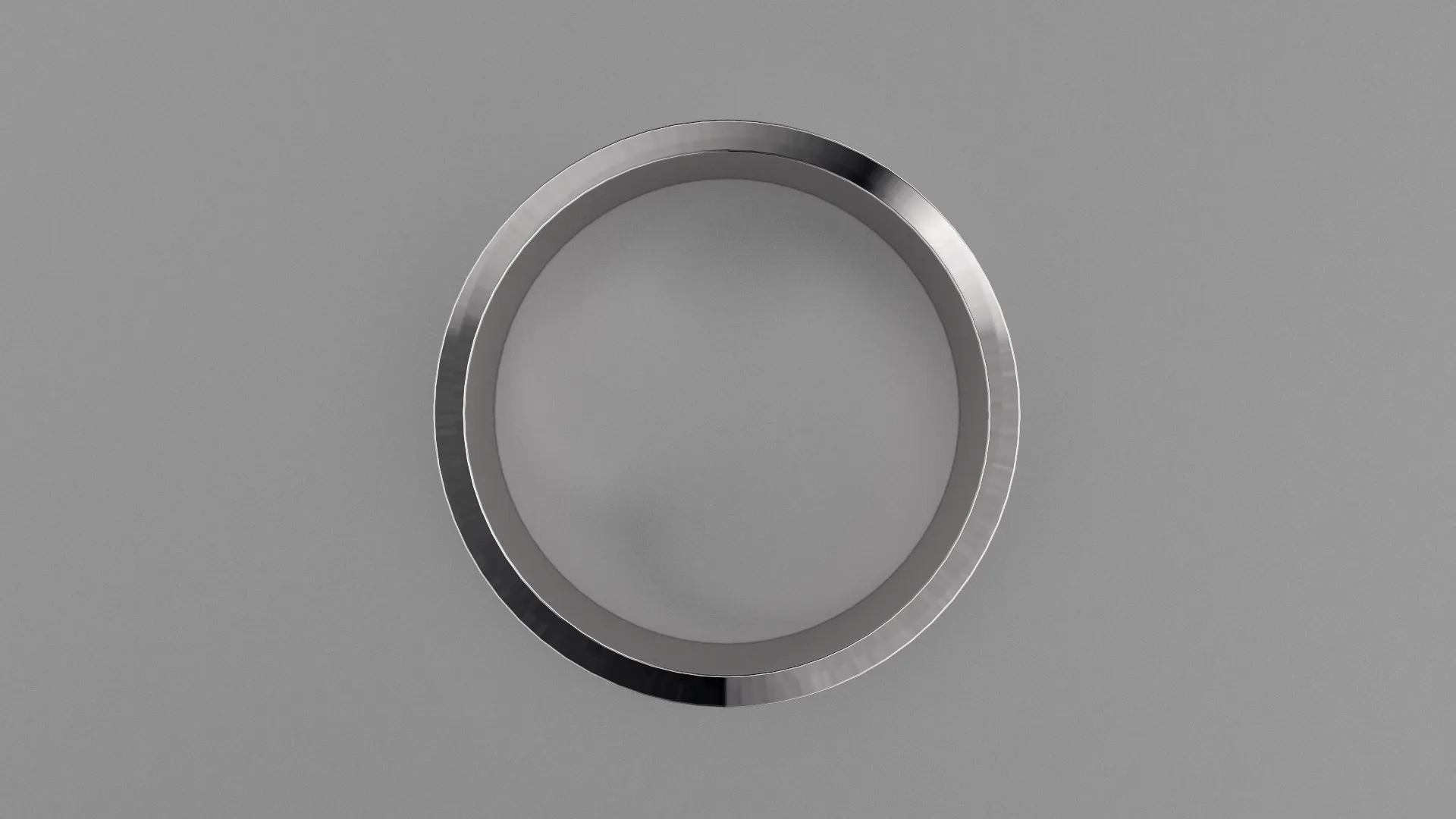 Brushed Sterling Silver 8mm Flat Wedding Band