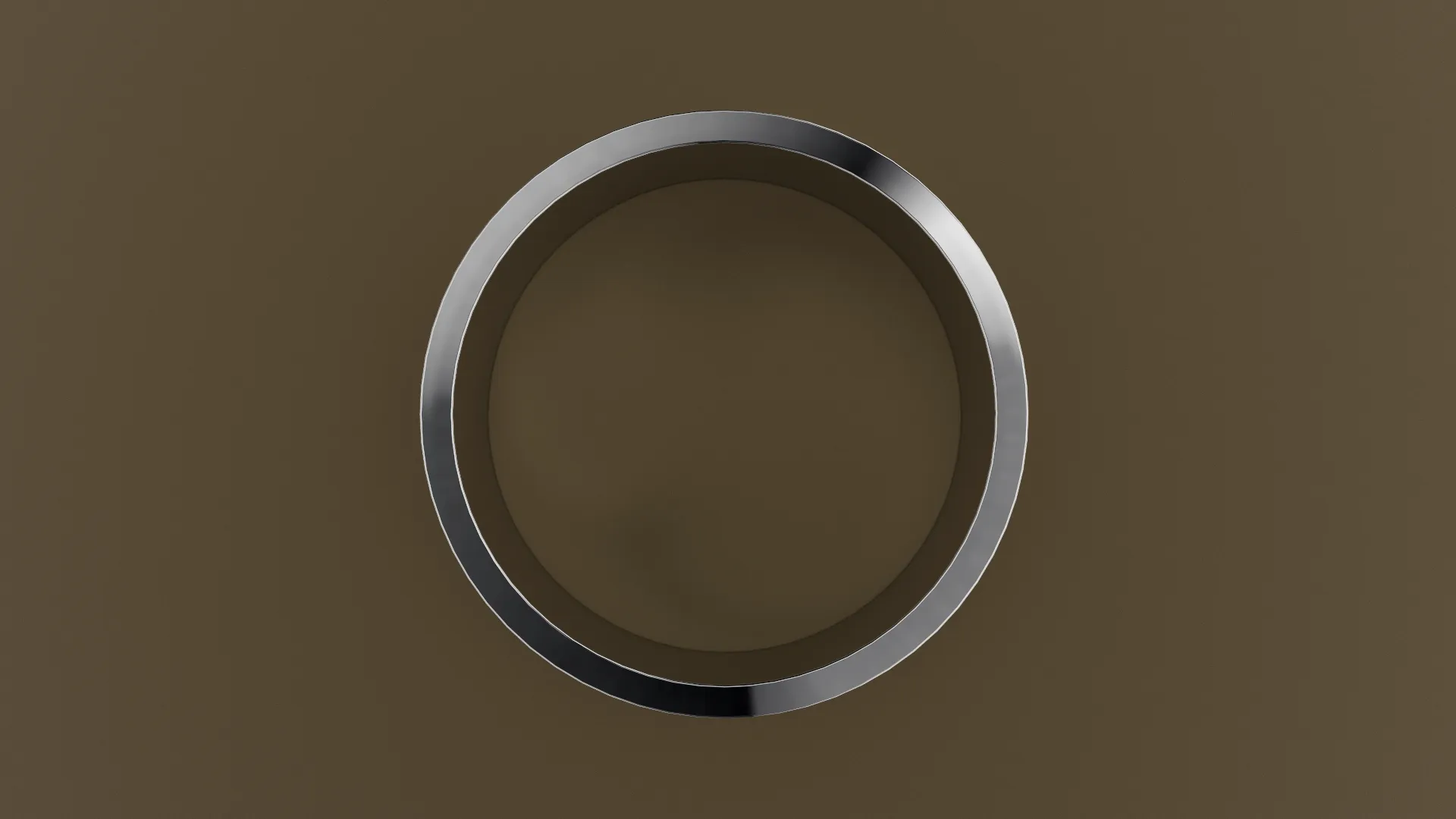 Brushed White Gold 9mm Flat Wedding Band