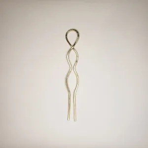 Bubble Brass Hair Pin