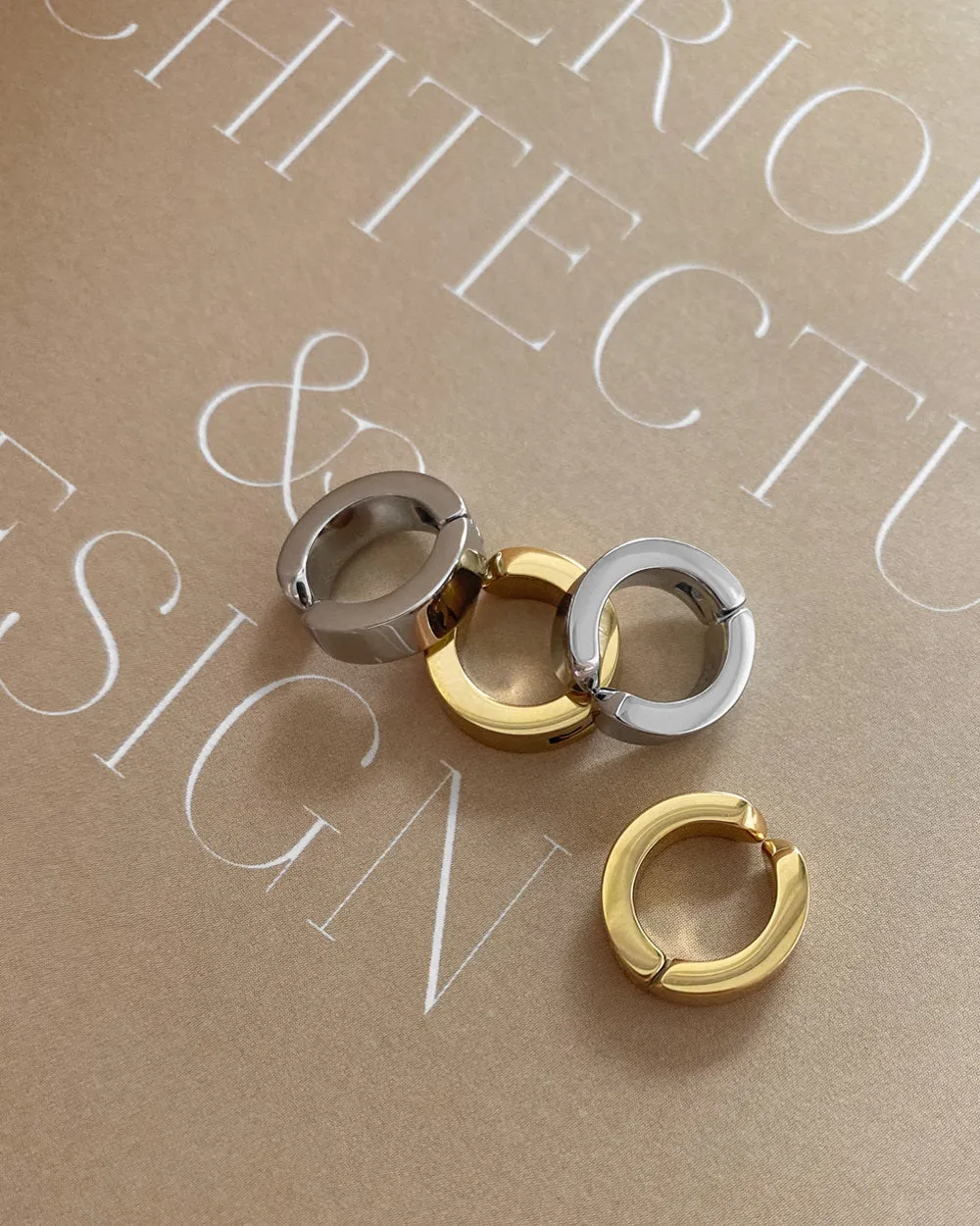 BULLET Ear Cuffs in Gold