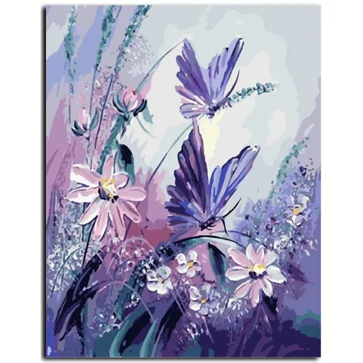 Butterflies - Canvastly DIY Paint By Numbers