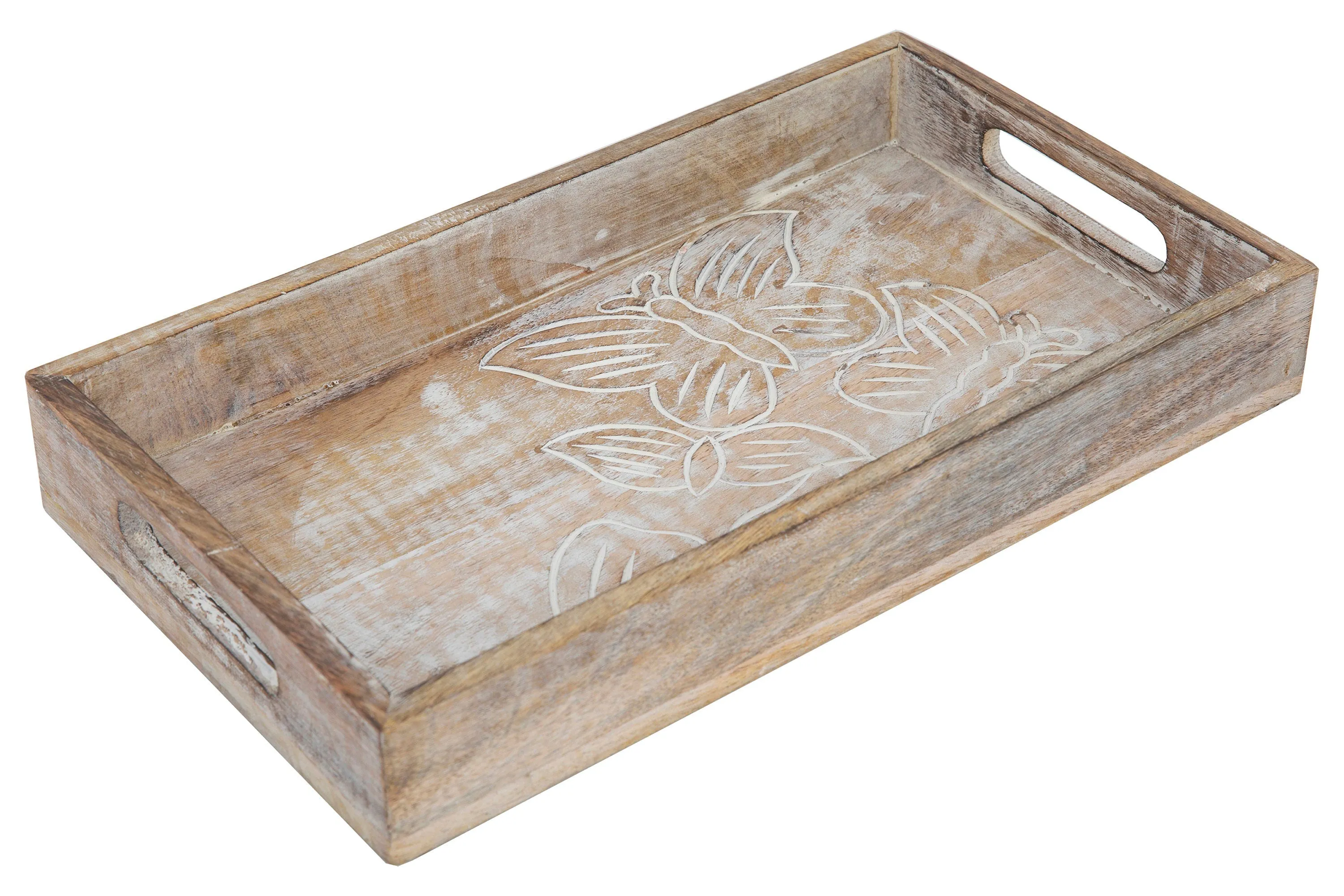 Butterflies in Whitewash Tray (Large)