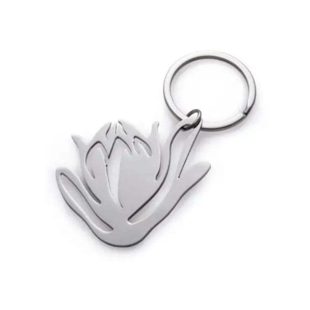 Carrol Boyes Key Ring Protea 3KR-PRO