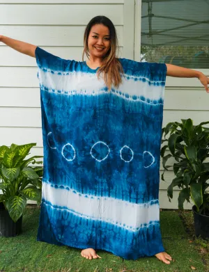 Celestial Waves Tie Dye Kaftan