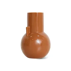 Ceramic Vase Caramel S .
