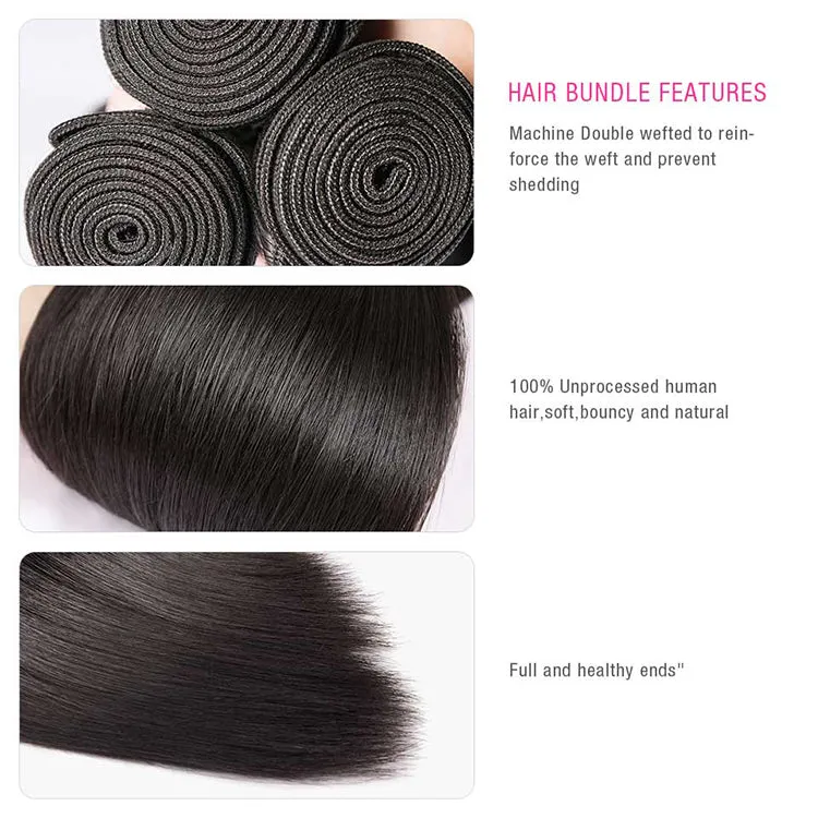 CEXXY Luxury Series Virgin Hair Straight Bundle Deal