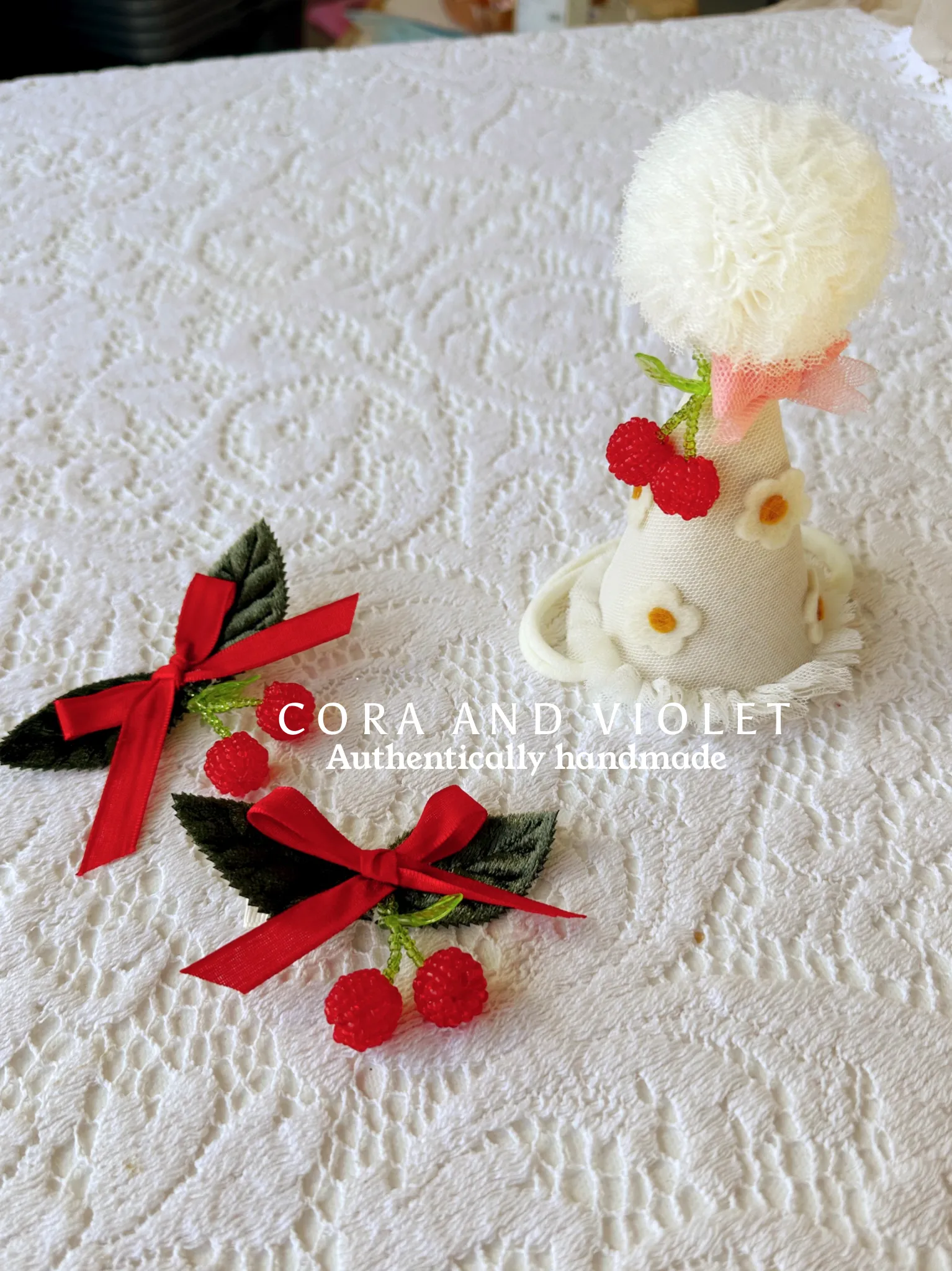 cherry party hat