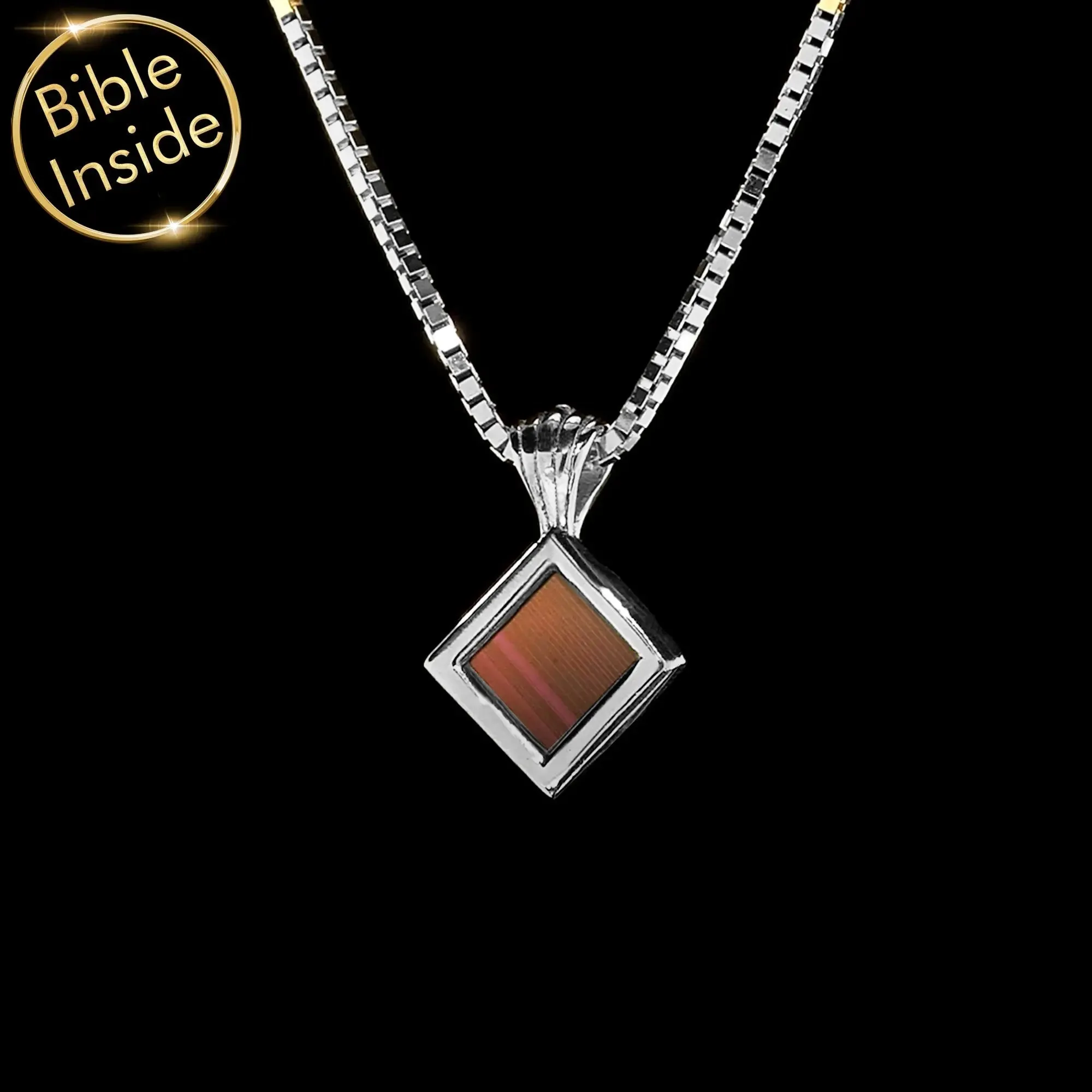 Christian Jewelry for Women with Nano Bible - Essence Pendant