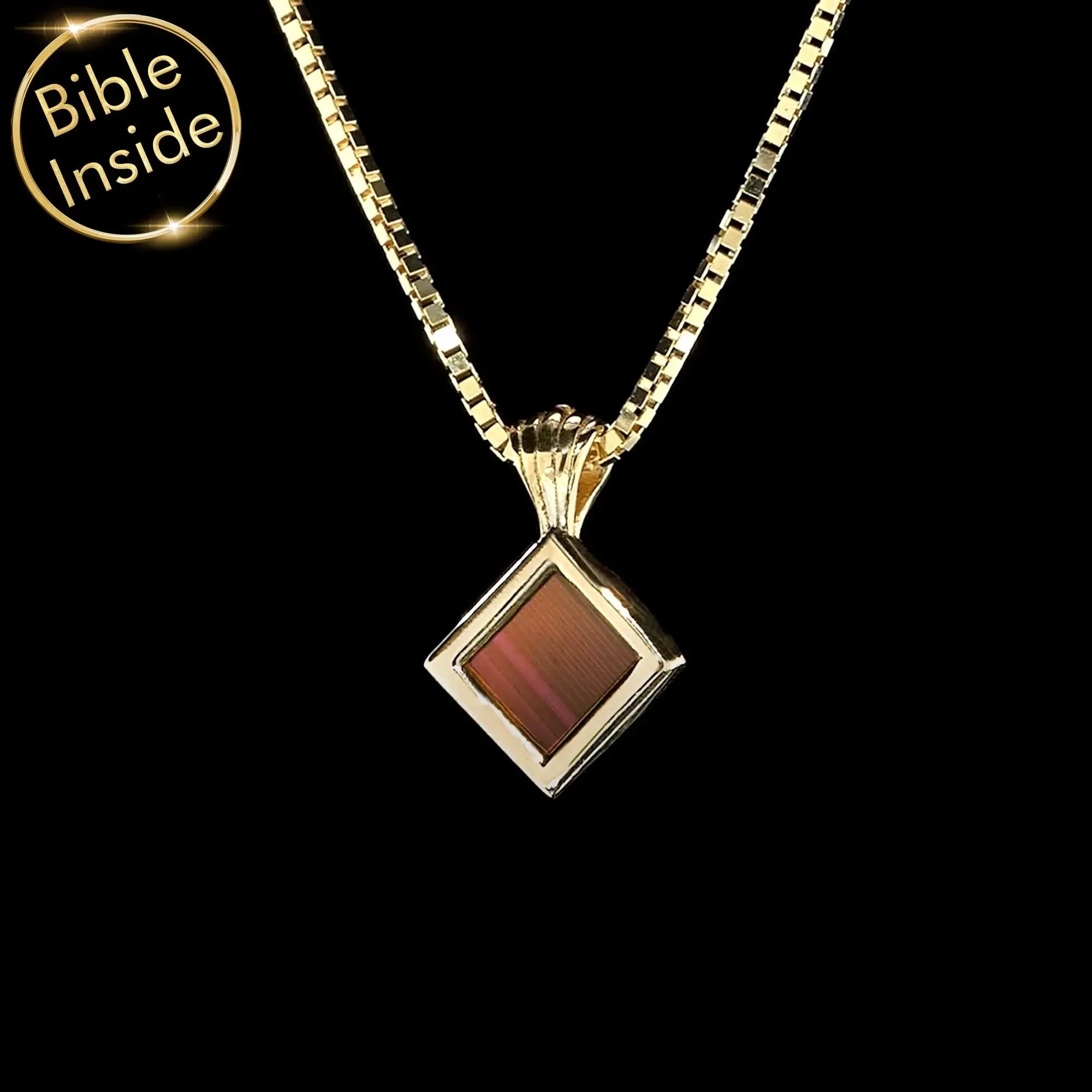 Christian Jewelry for Women with Nano Bible - Essence Pendant