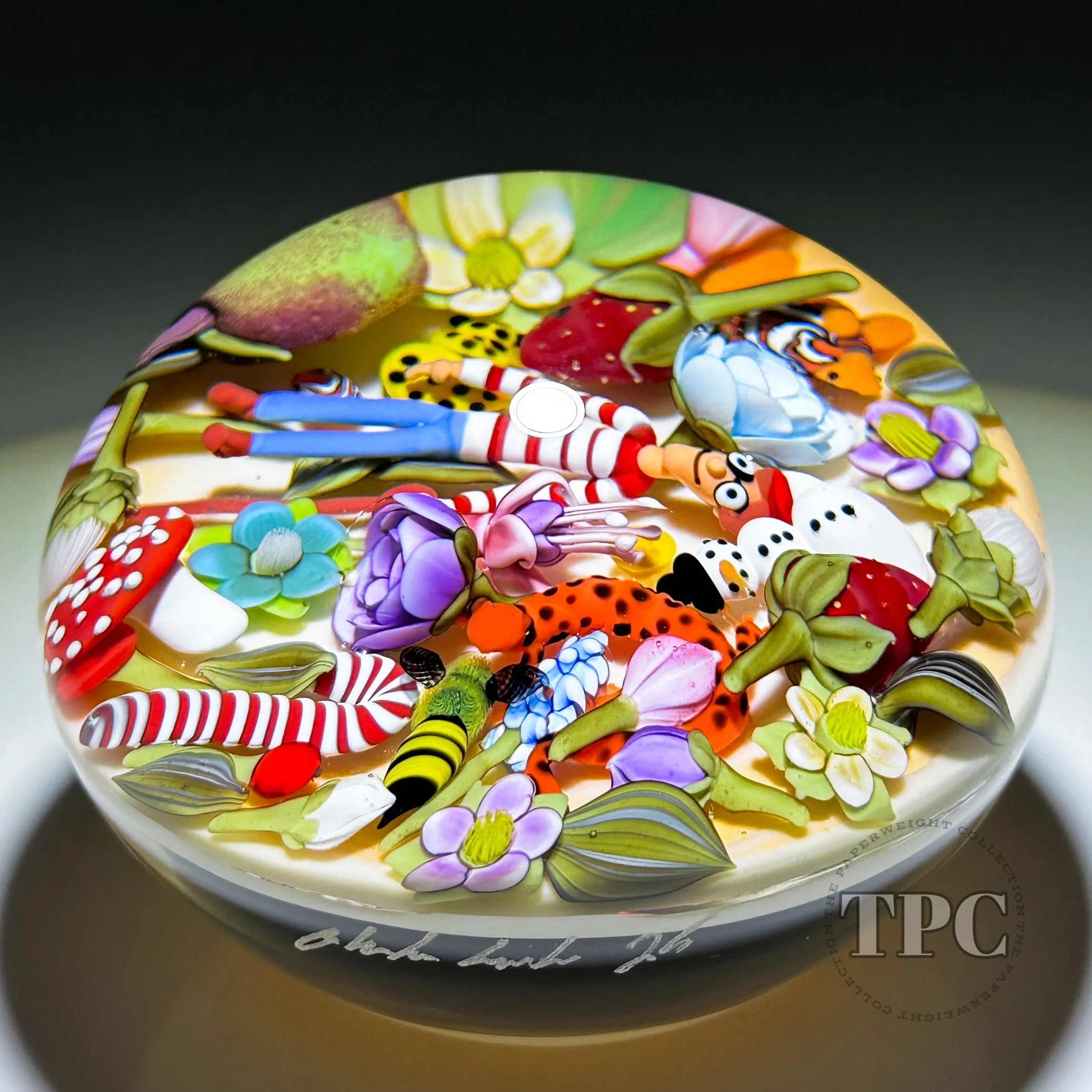 Clinton Smith 2025 Glass Art Paperweight Flamework Where's Waldo? Scramble