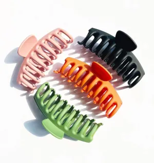 Colorful Flowers Hair Claw Set