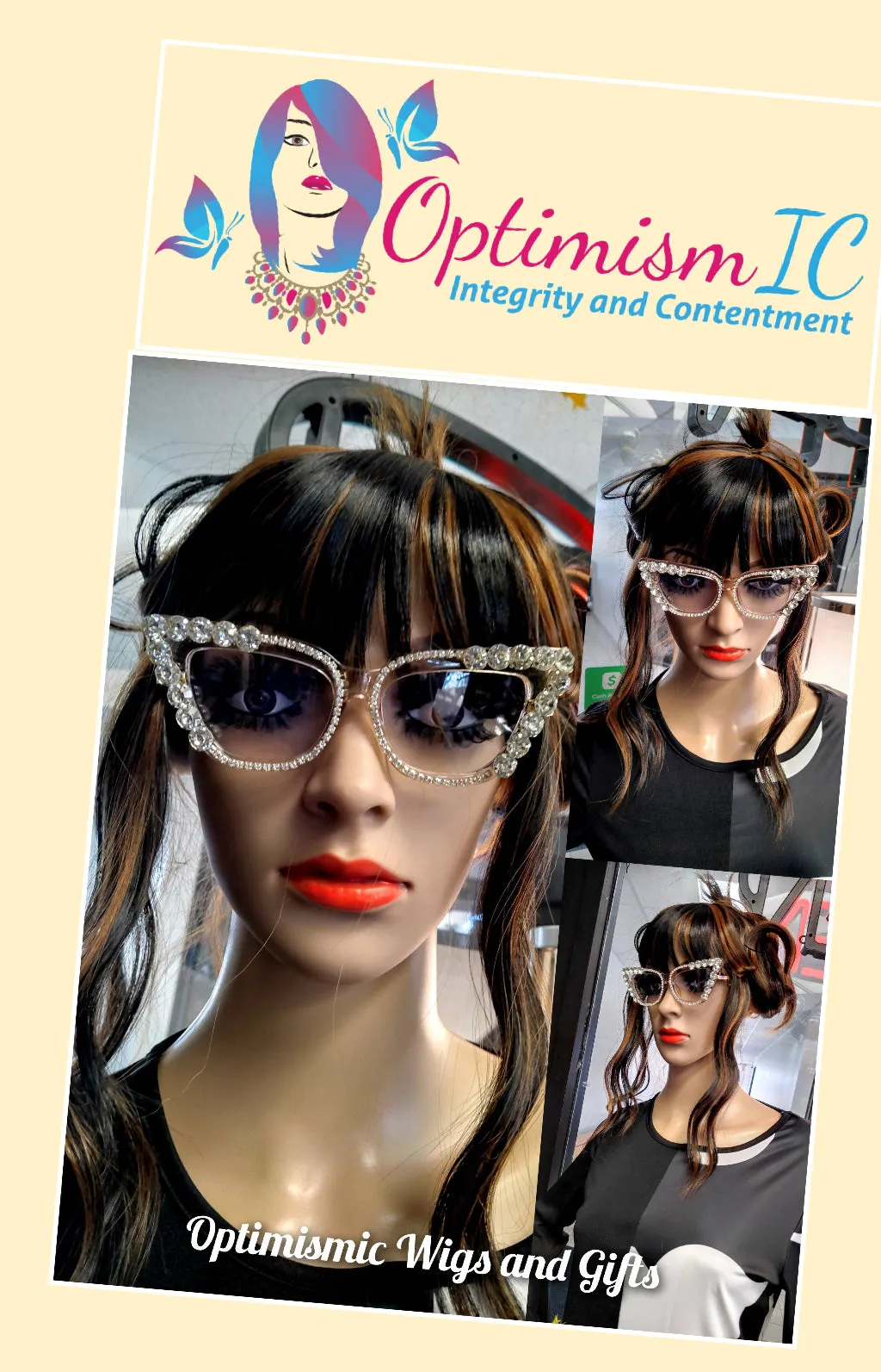 Copper Synthetic Hair Topper $25 Optimismic Wigs and Gifts St Paul