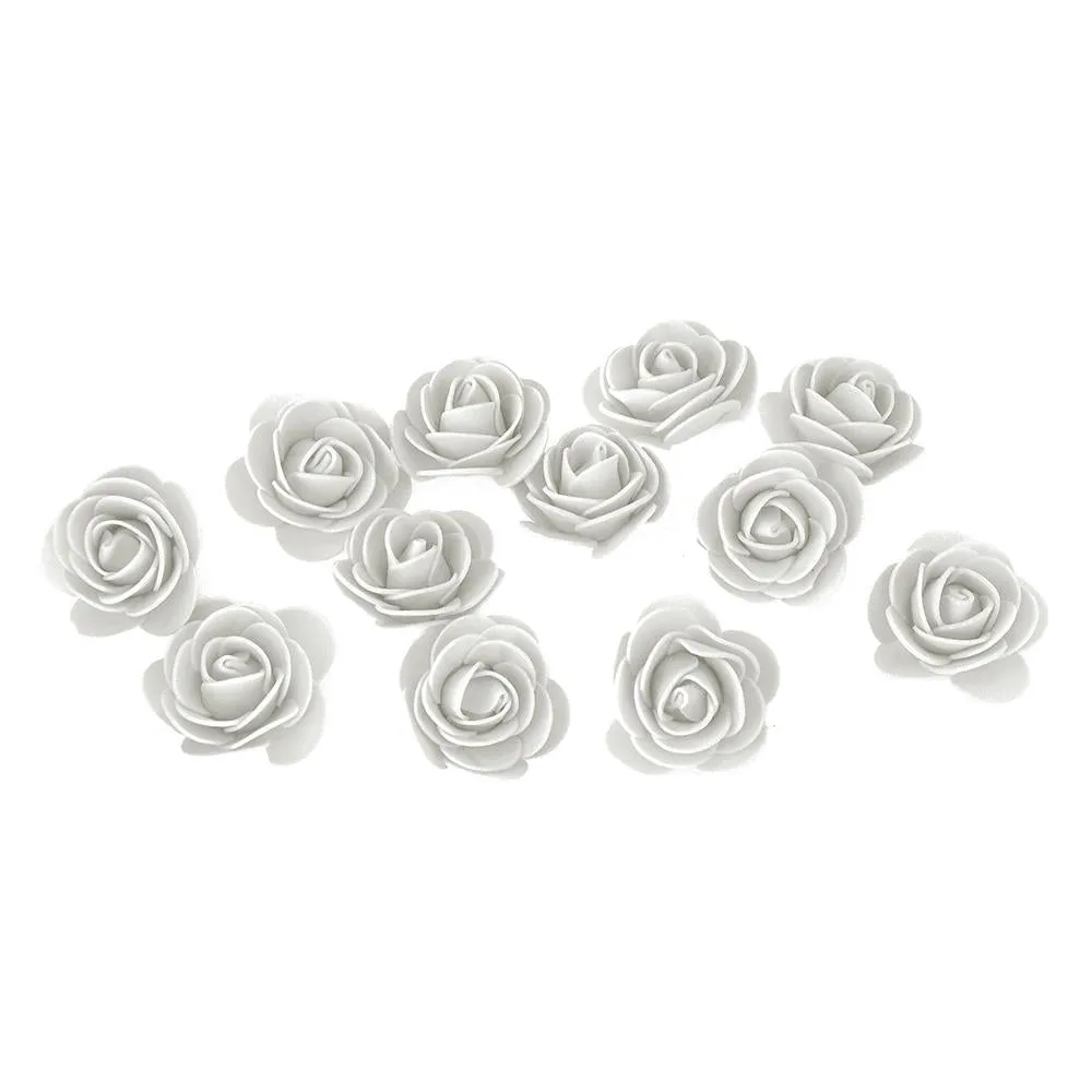 Craft Foam Roses, 1-3/4-Inch, 12-Count