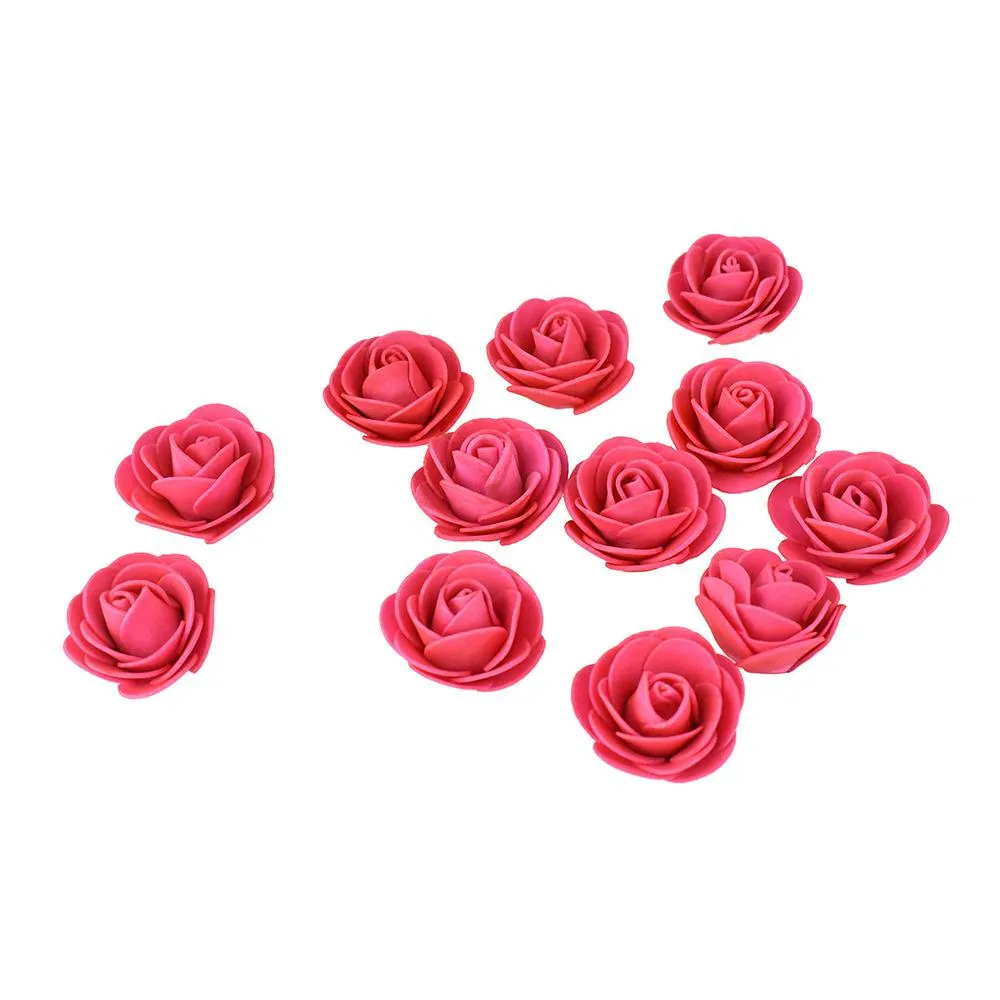 Craft Foam Roses, 1-3/4-Inch, 12-Count