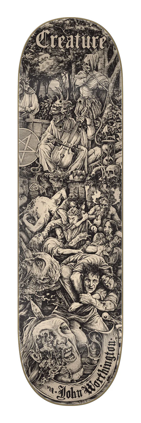 Creature Worthington The Lore 8.6" VX Skateboard Deck