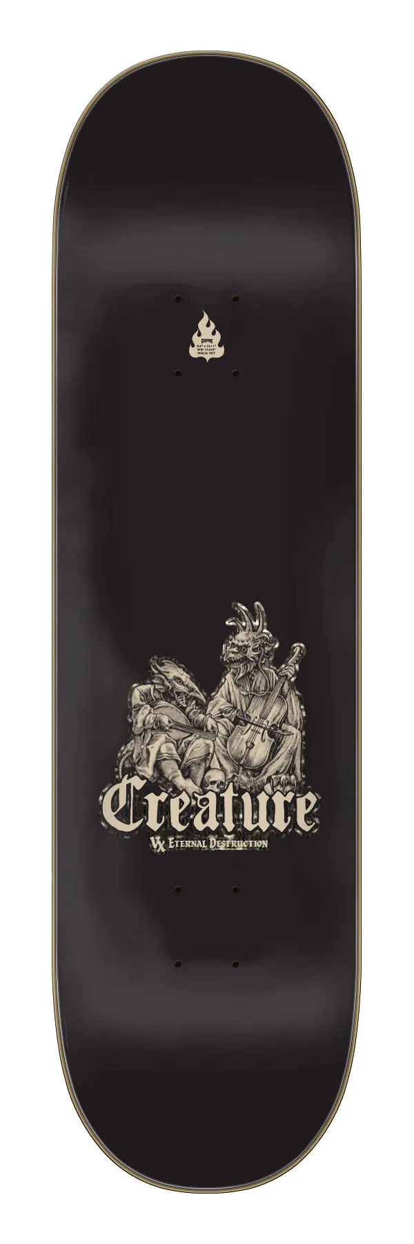 Creature Worthington The Lore 8.6" VX Skateboard Deck