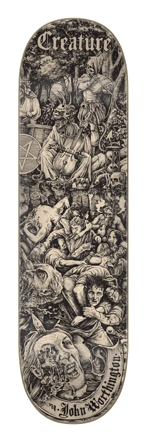 Creature Worthington The Lore 8.6" VX Skateboard Deck