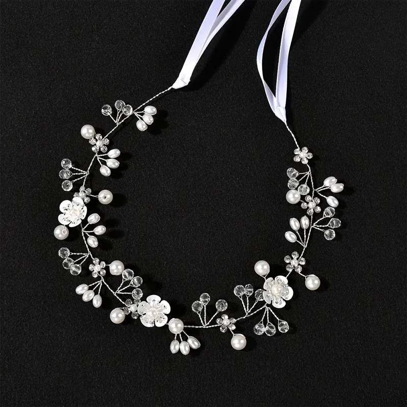 Crystal Pearl Bridal Headband