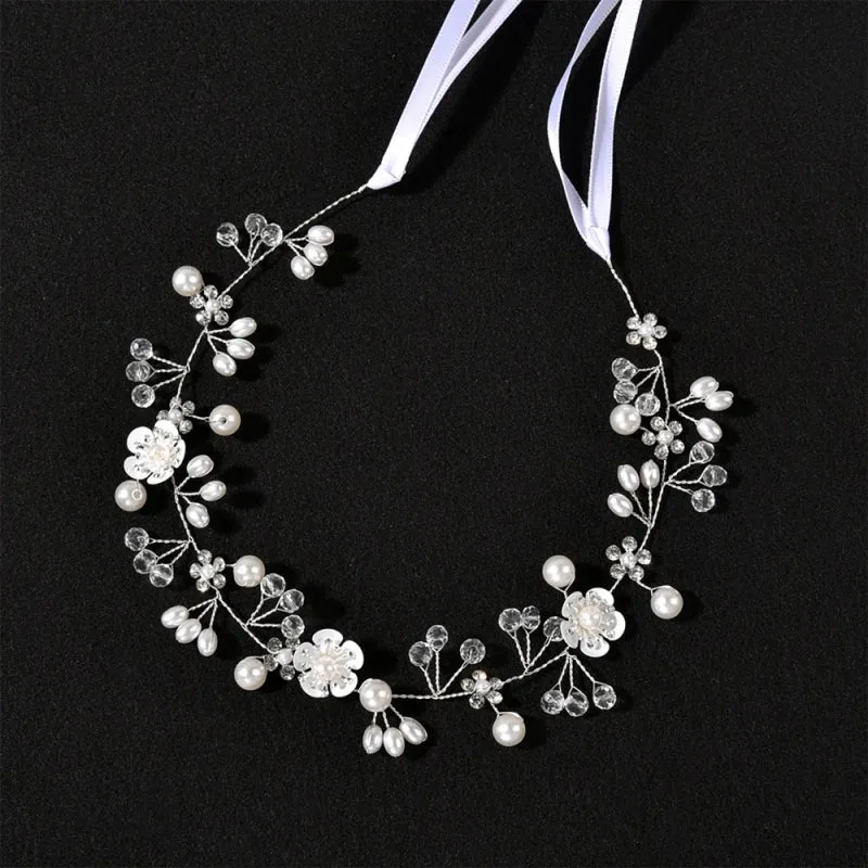 Crystal Pearl Bridal Headband
