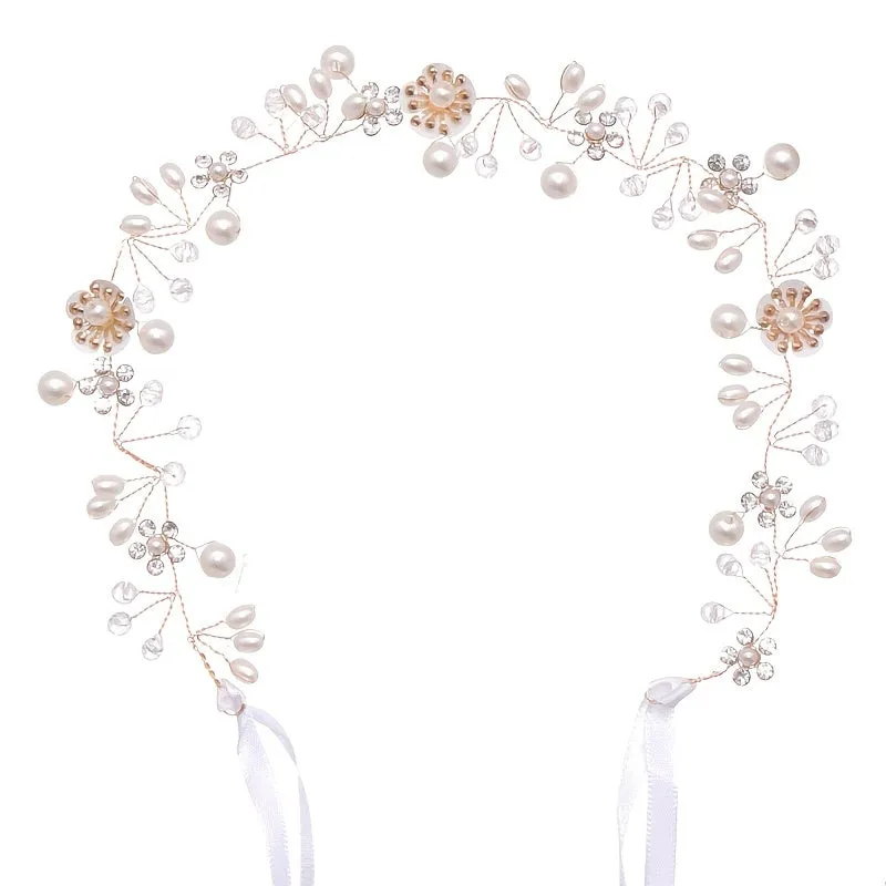 Crystal Pearl Bridal Headband