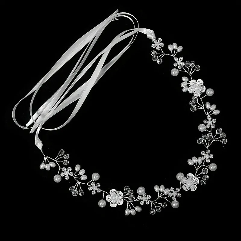 Crystal Pearl Bridal Headband