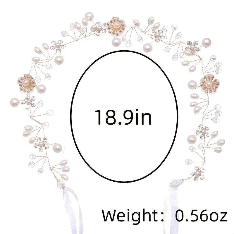 Crystal Pearl Bridal Headband