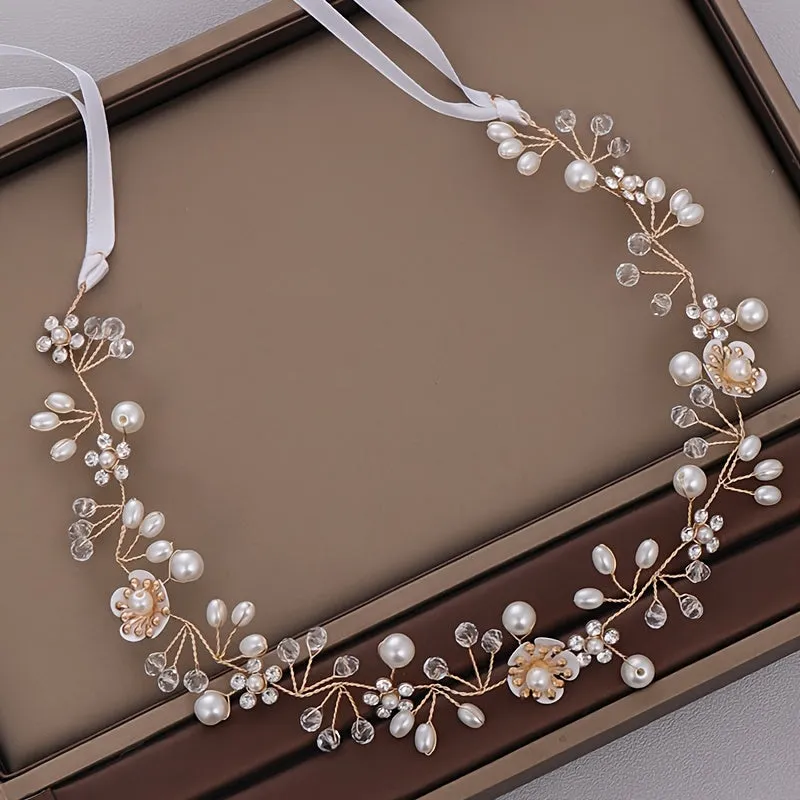 Crystal Pearl Bridal Headband