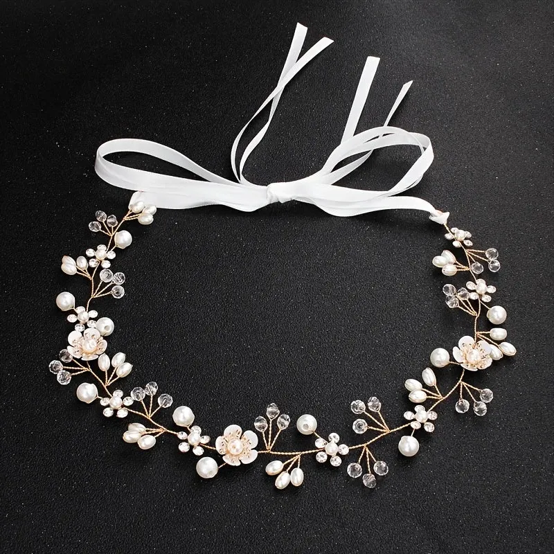 Crystal Pearl Bridal Headband